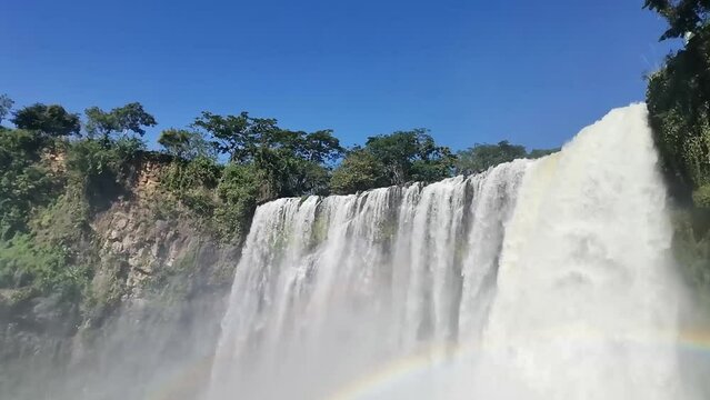 Cascada Salto de Eyipantla, Veracruz, arcoris 