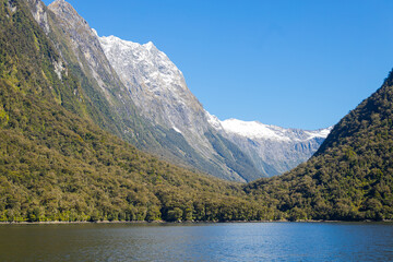 mountain in mild ford sound