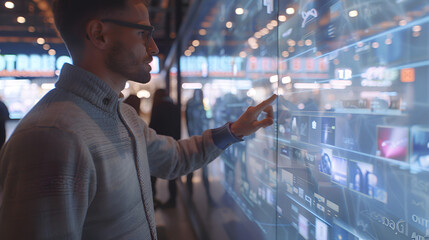 touchscreen immersive experiences