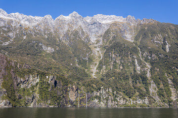 mountain in mild ford sound
