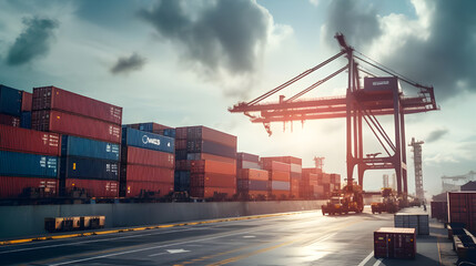 container cargo freight ship