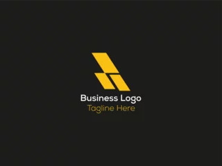 Zelfklevend Fotobehang minimal business creative logo design © designerjunaed