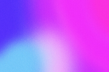 Fototapeta premium Dynamic variations of purple, pink, and blue colors grace this textured background, complemented by subtle noise elements and pronounced grit and grain effects