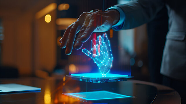 holographical hand digital twin for sales virtual