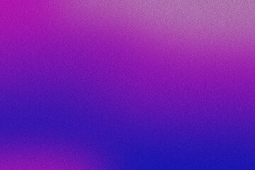 An array of purple, pink, and blue tones fills this textured background, enhanced with intriguing noise elements and grit and grain effects, ideal for adding depth to banners and web page layouts - obrazy, fototapety, plakaty