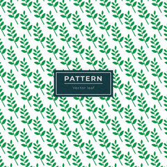 Seamless vector leaf Pattern background design, febrile pattern