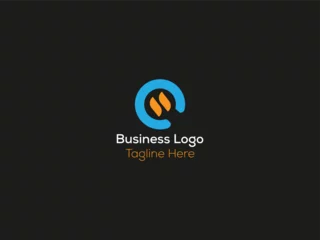 Muurstickers minimal business creative logo design © designerjunaed