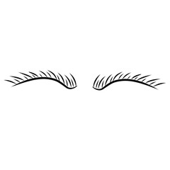 simple eyelash line