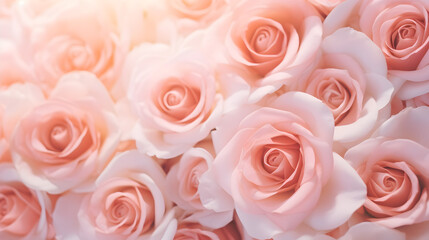 pink roses background,
A wall of pink roses with a white background
