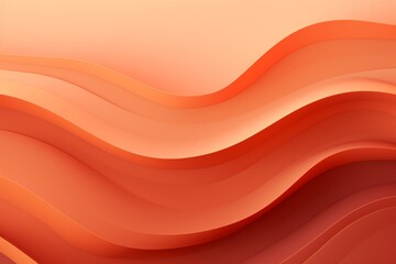 Terracotta to Mahogany abstract fluid gradient design, curved wave in motion background for banner, wallpaper, poster, template, flier and cover - obrazy, fototapety, plakaty
