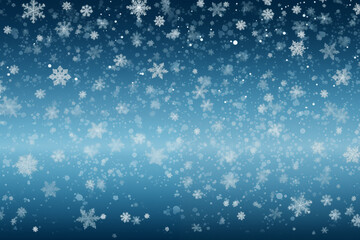Magical heavy snow flakes backdrop. Snowstorm speck ice particles. Generative Ai