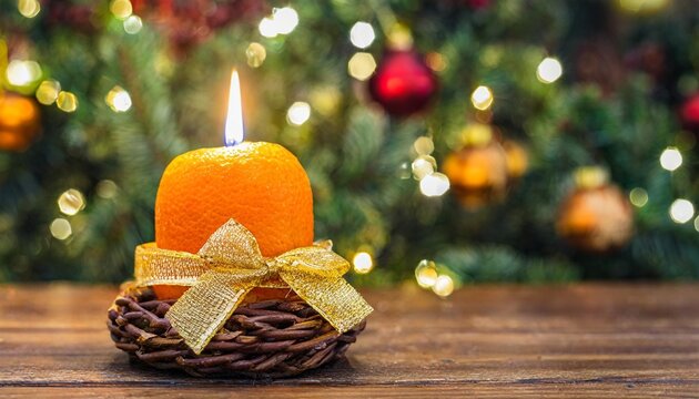 orange christingle is a symbolic object used in the advent christmas and epiphany services of many christian denominations