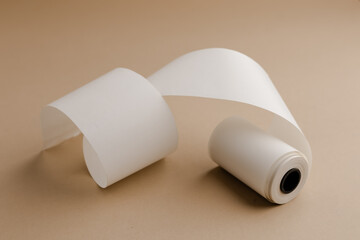 Roll of thermal paper for receipt 