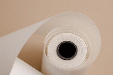 Roll of thermal paper for receipt 