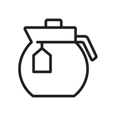 teapot icon design vector template