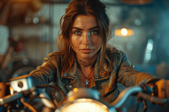 A short individual customizing a bike, focusing on hobbies and personalization.