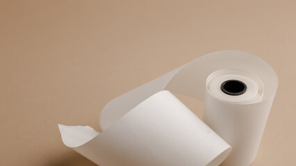 Roll of thermal paper for receipt 