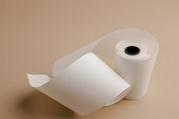 Roll of thermal paper for receipt 
