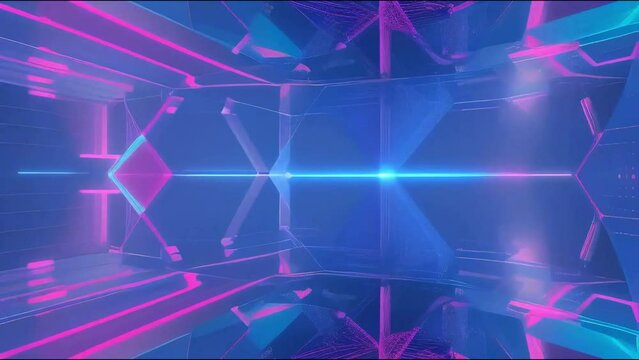 Abstract loopablec olourfull ai generated motion graphics background
