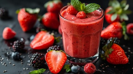 from fruits to smoothie created by ai