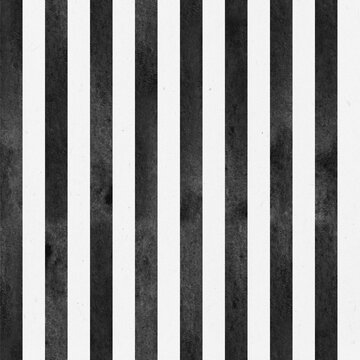Seamless striped pattern. White and black colors. Stock illustration.