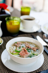 Pho Bo Vietnamese noodle soup