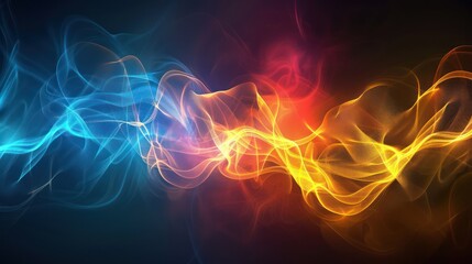 Dynamic Energy wave Flow Background