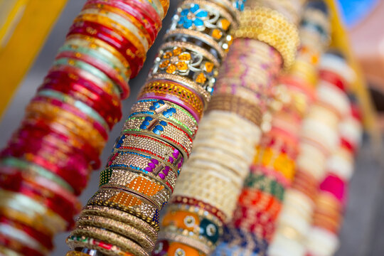 Colourful Indian bangles