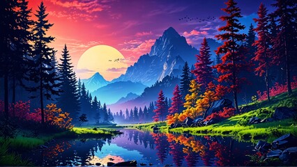 abstract background vivid colors, 8k background, abstract colorful abstract illustration, background 8k wallpaper PC 