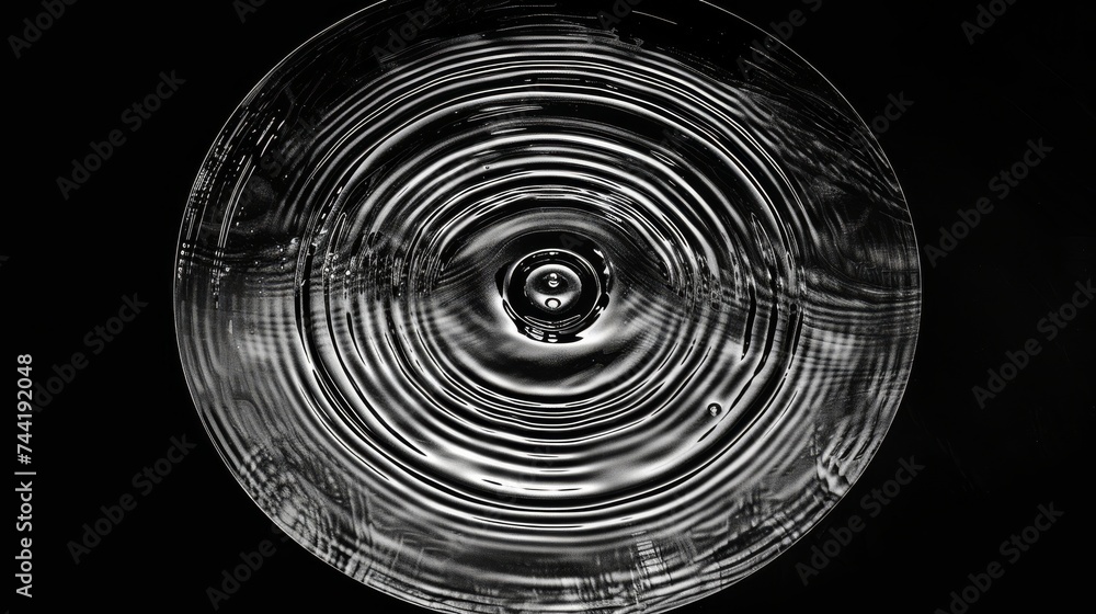 Poster a mesmerizing display of swirling light creates a captivating vortex of art on the surface of a glas