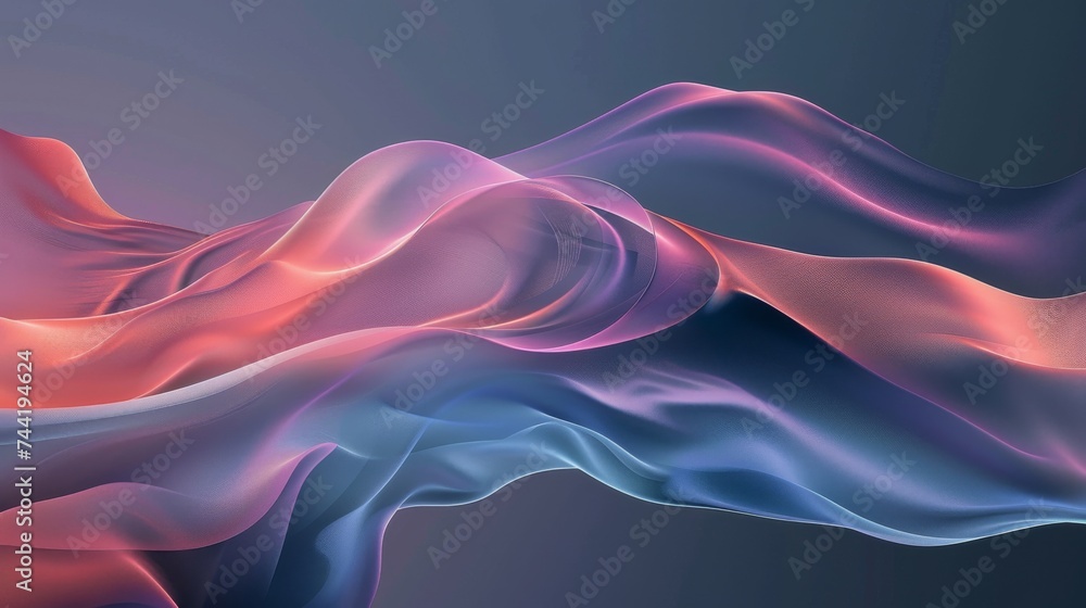 Poster a mesmerizing fractal tapestry illuminated by ethereal light, evoking feelings of wonder and awe in 