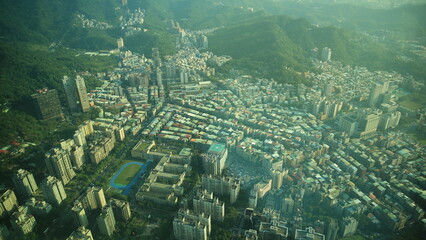 Obraz premium Taipei from above