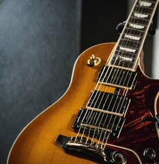 acoustic guitar close up