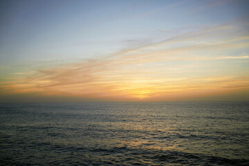 sunrise over the sea