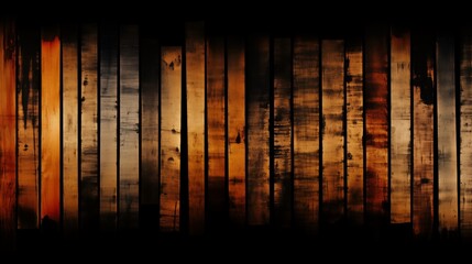 Contrasting textures of burnt filmstrips evoke a rustic yet fiery visual