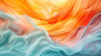 Vibrant strokes dance upon the canvas, bringing life to an abstract world of swirling colors and free-spirited expression