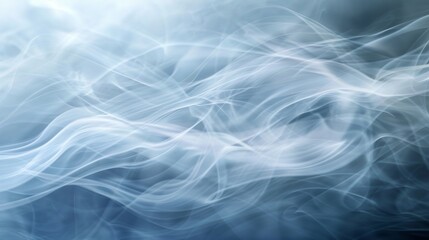 Fototapeta premium A swirling mass of ethereal smoke dances in the frame, its abstract form evoking a sense of mystery and intrigue
