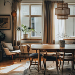 Elegant Scandinavian Interior Design with Natural Light