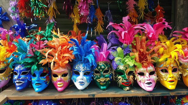 carnival mask props confetti brazilian party carnival costume of joy fest 