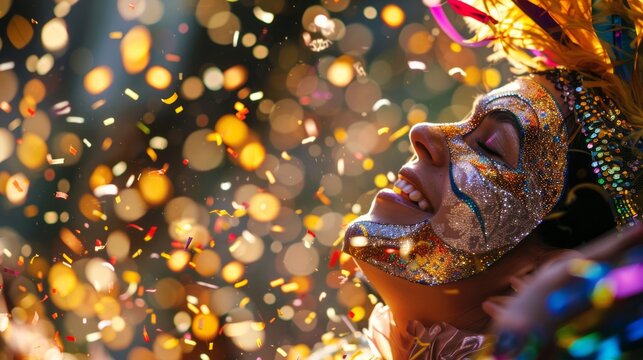 carnival mask props confetti brazilian party carnival costume of joy fest 