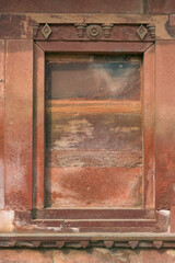 Agra, Uttar Pradesh / India - February 7, 2012 : A beautifully crafted interior wall of the Jodhabai palace in Fatehpur Sikri, Agra. © Shyamal