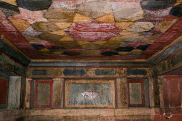 Agra, Uttar Pradesh / India - February 7, 2012 : An architectural interior view of the Mariam-Uz-Zamani's palace in Fatehpur Sikri, Agra. © Shyamal