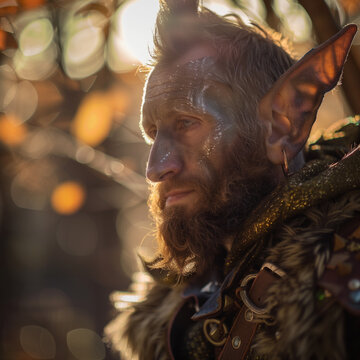 Fantasy Elf in Natural Light - A Mystical Portrait