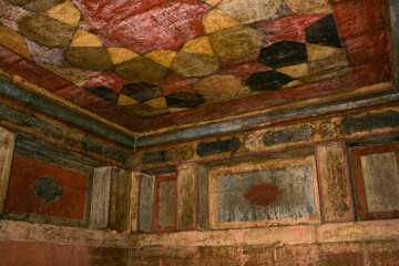 Agra, Uttar Pradesh / India - February 7, 2012 : An architectural interior view of the Mariam-Uz-Zamani's palace in Fatehpur Sikri, Agra. © Shyamal
