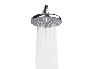 Shower head on the transparent background. Png image