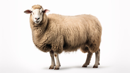 Fototapeta premium Sheep looking at camera