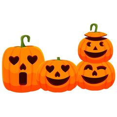 Halloween pumpkin illustration