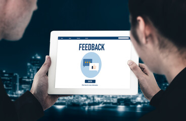 Customer feedback and review analysis by modish computer software for corporate business
