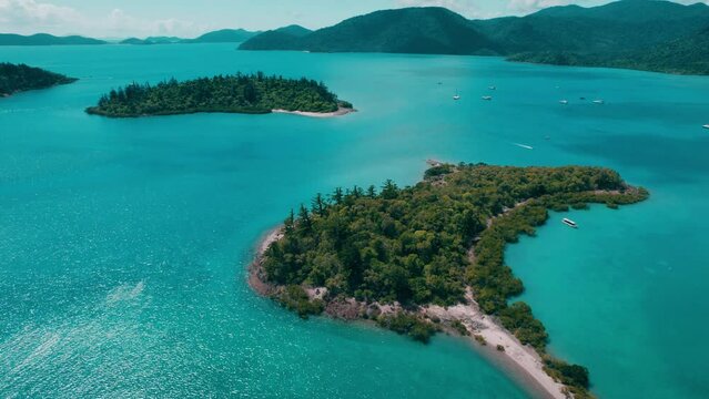 Beautiful Landscape of Airlie beach, in the Shute Harbour, Airlie beach.