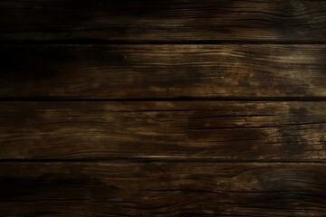 Naklejka premium Dark Brown Rustic Weathered Wooden Background Texture for Warmth and Character